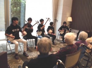 190413_「早稲田大学津軽三味線同好会　三津巴」演奏会（新宿戸山）